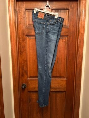 Levi's Men’s Slim Straight Jeans - Dark Blue Wash